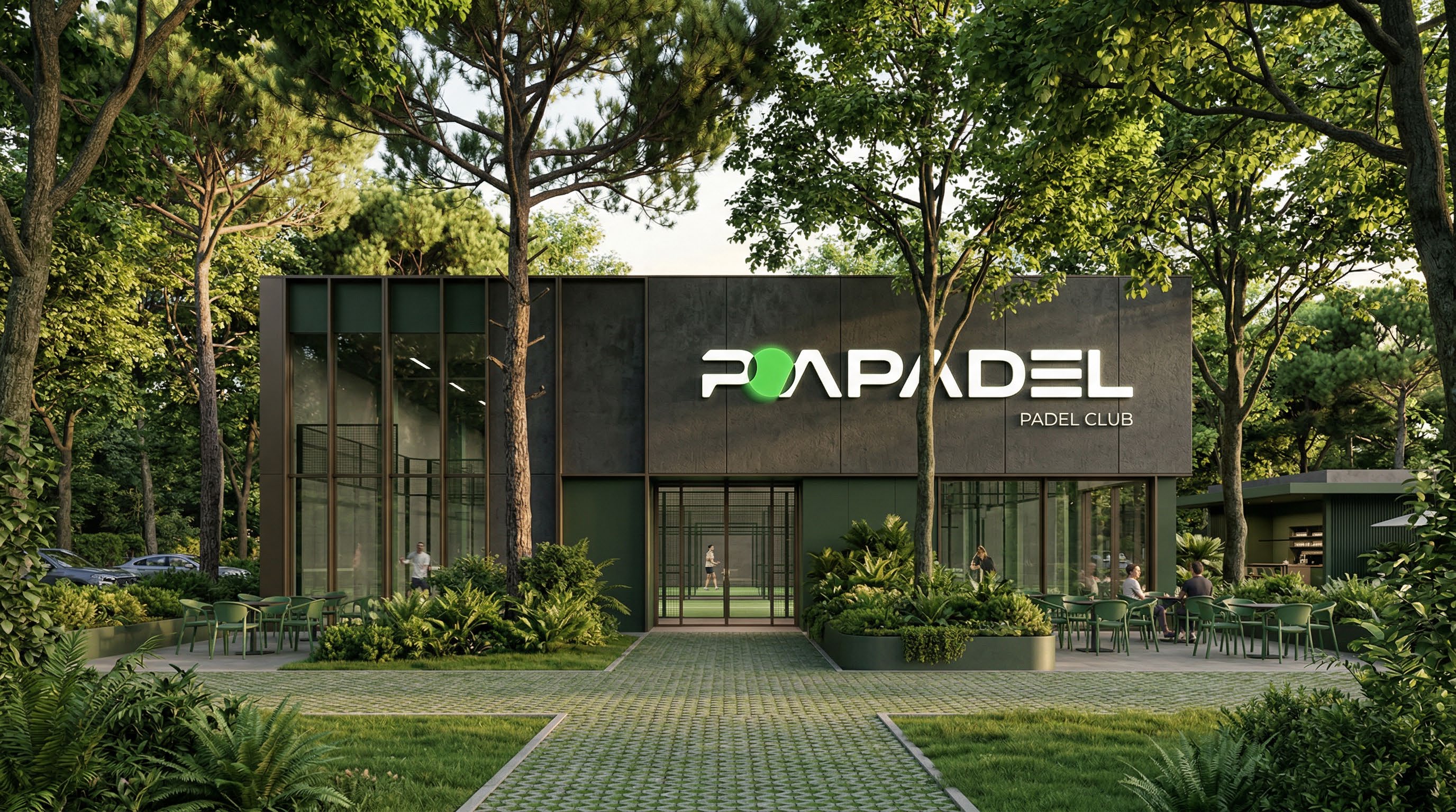 Fachada do POA Padel Club